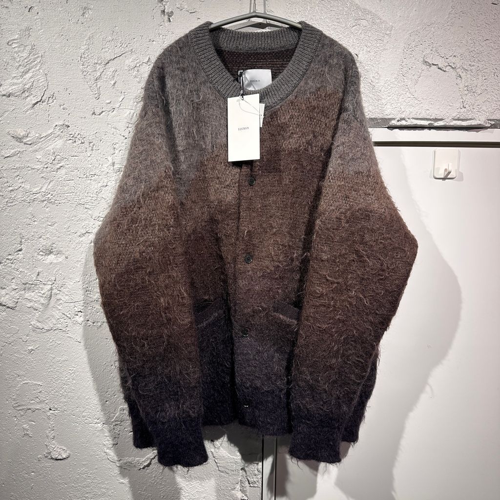ssstein. シュタイン 25SS GRADATION MOHAIR KNIT CARDIGAN モヘア