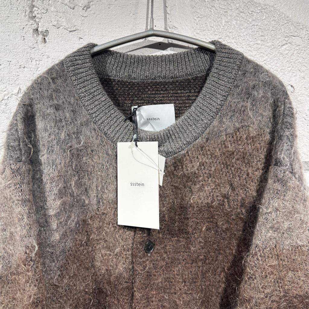 ssstein. シュタイン 25SS GRADATION MOHAIR KNIT CARDIGAN モヘア