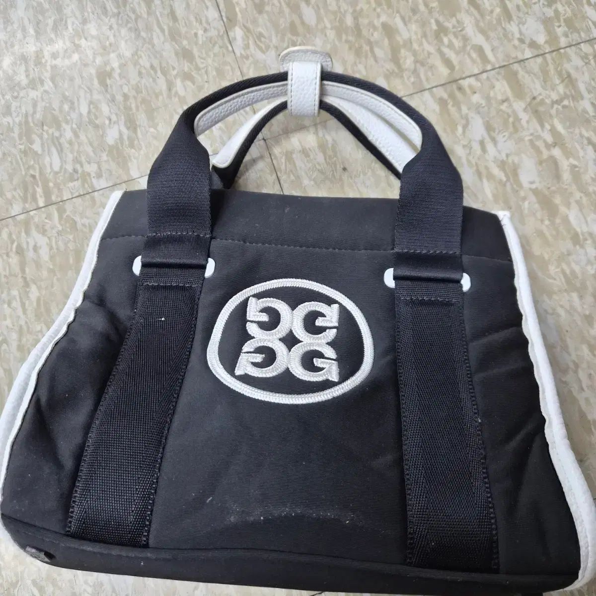 ジーフォア G/FORE ブラック トートバッグ兼 ショルダーバッグ - メルカリ