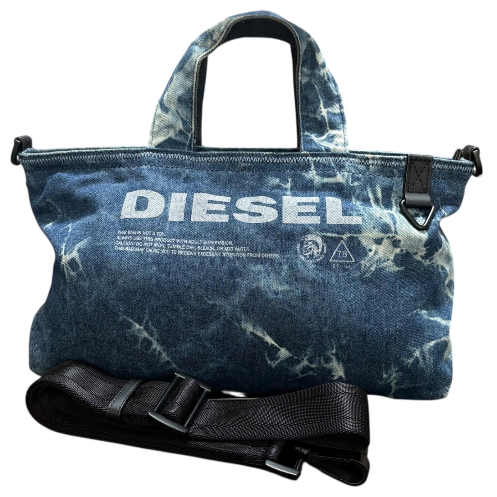 ディーゼル DIESEL デニム ハンドバッグ ショルダーバッグ 2WAY denim