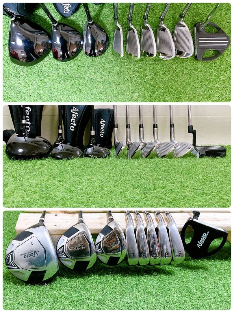 M13.レフティー初心者オススメ ゴルフクラブ 左利きメンズセット FLEX