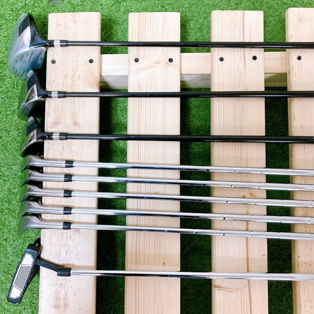 M13.レフティー初心者オススメ ゴルフクラブ 左利きメンズセット FLEX