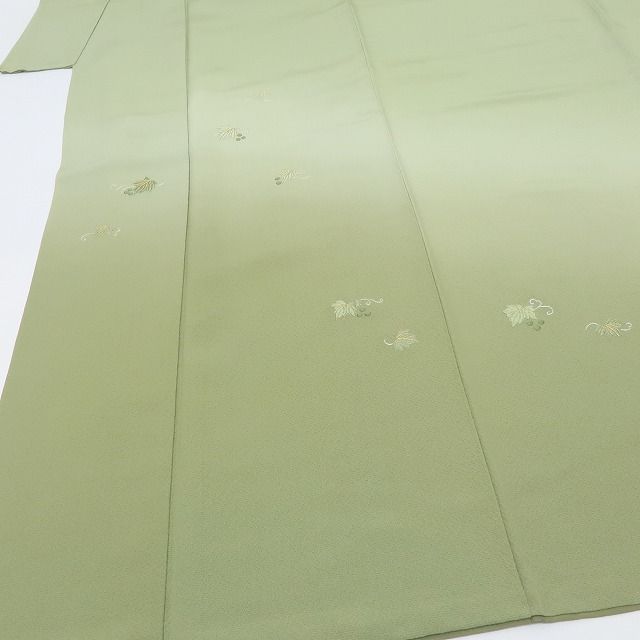 六花-RIKKA- 正絹 刺繍 蔦 付下げ 着物 A 4086