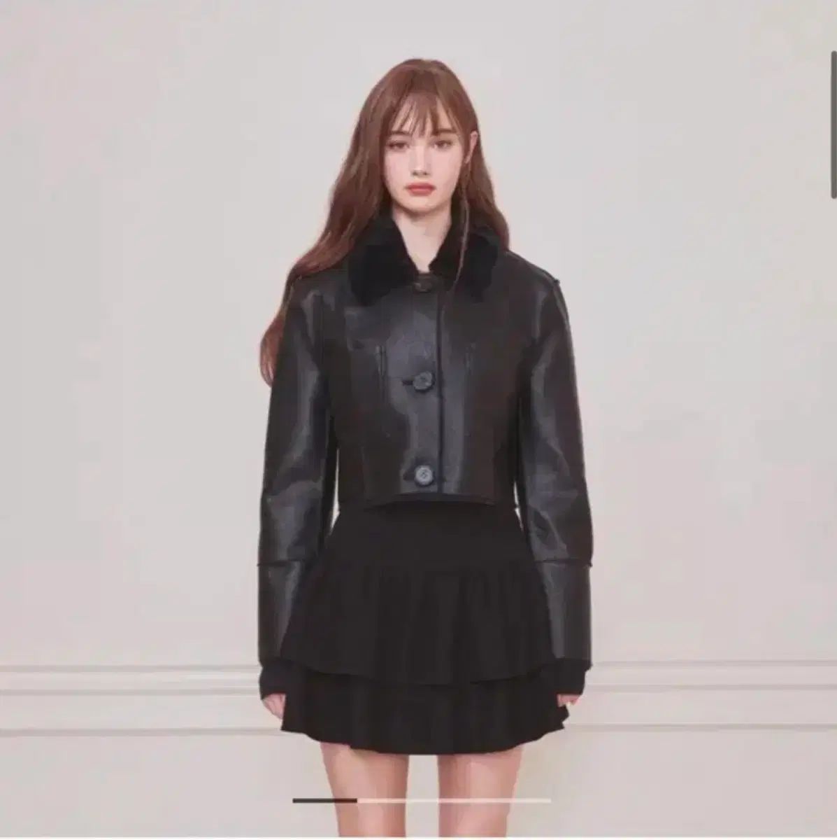 ノットユアローズ ムートン ブラック S サイズ