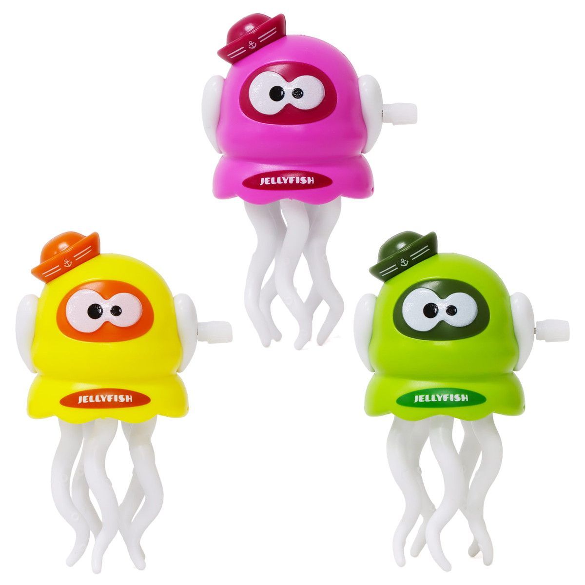 くらちゃん ゼンマイ式 ゆらゆらくらげちゃん 1個 単品 選べる3色 踊る クラゲ