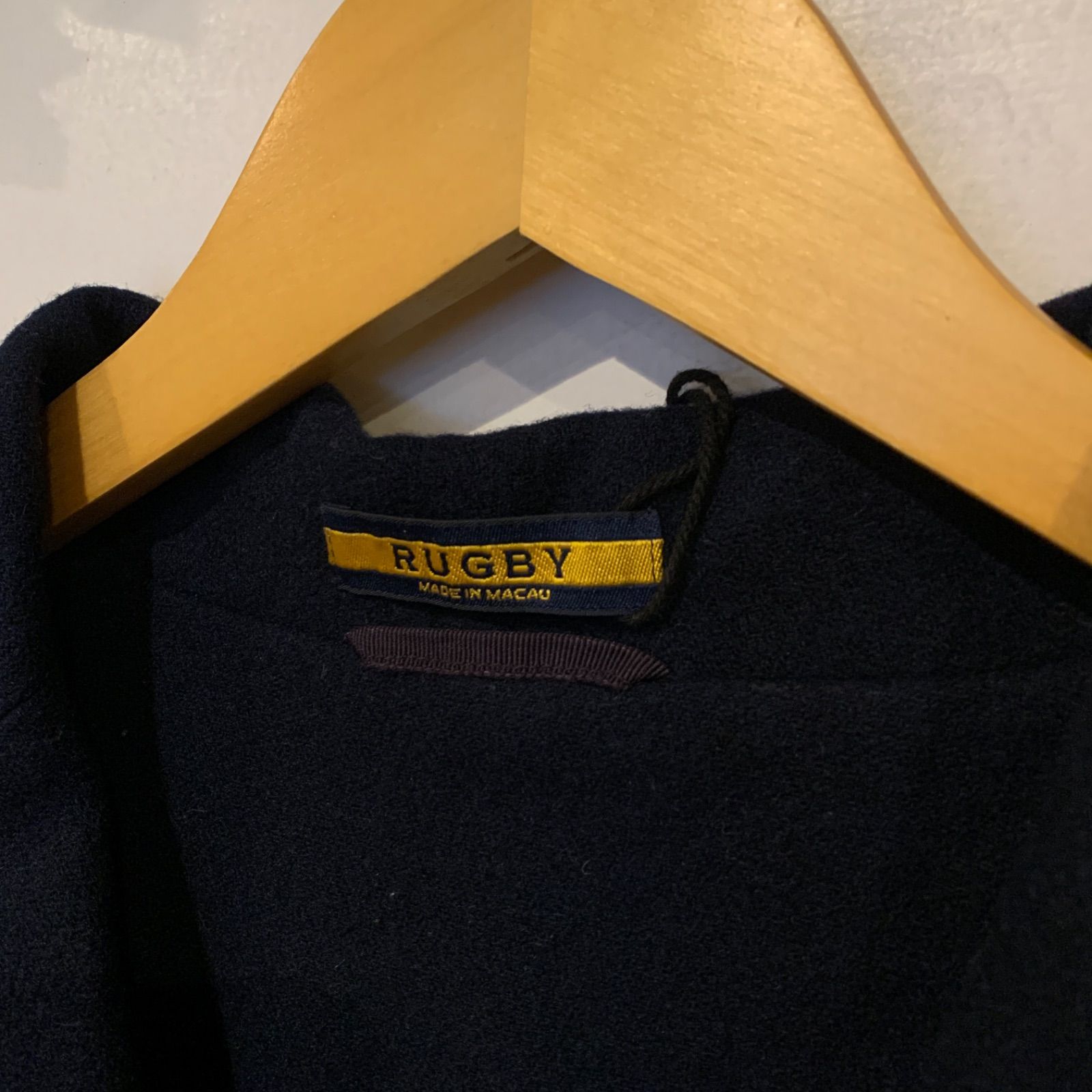 Ralph Lauren RUGBY ネイビーブレザー シルバーボタン ウール ラルフ