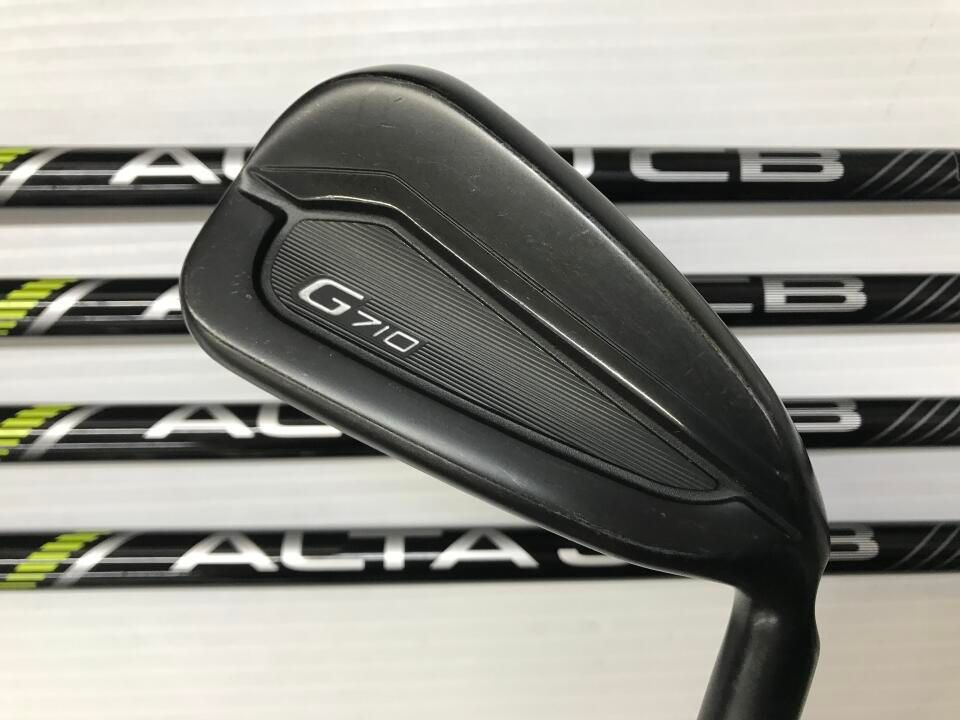 ピン G 710 ALTA J CB BLACK Sフレックス アイアンセット 最短