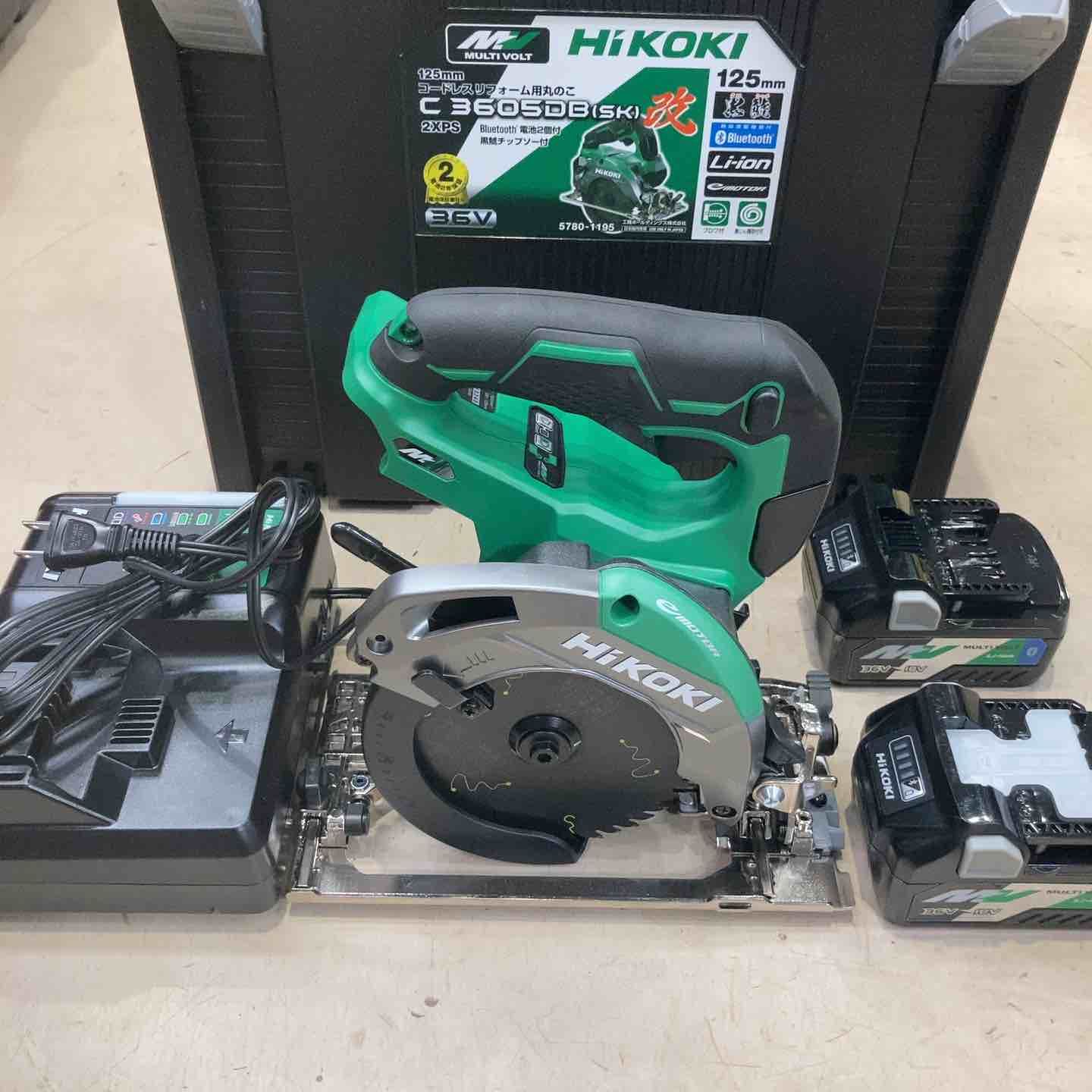 ハイコーキ HIKOKI 旧 日立工機 コードレス丸のこ C 3605 DB SK 2 XPS