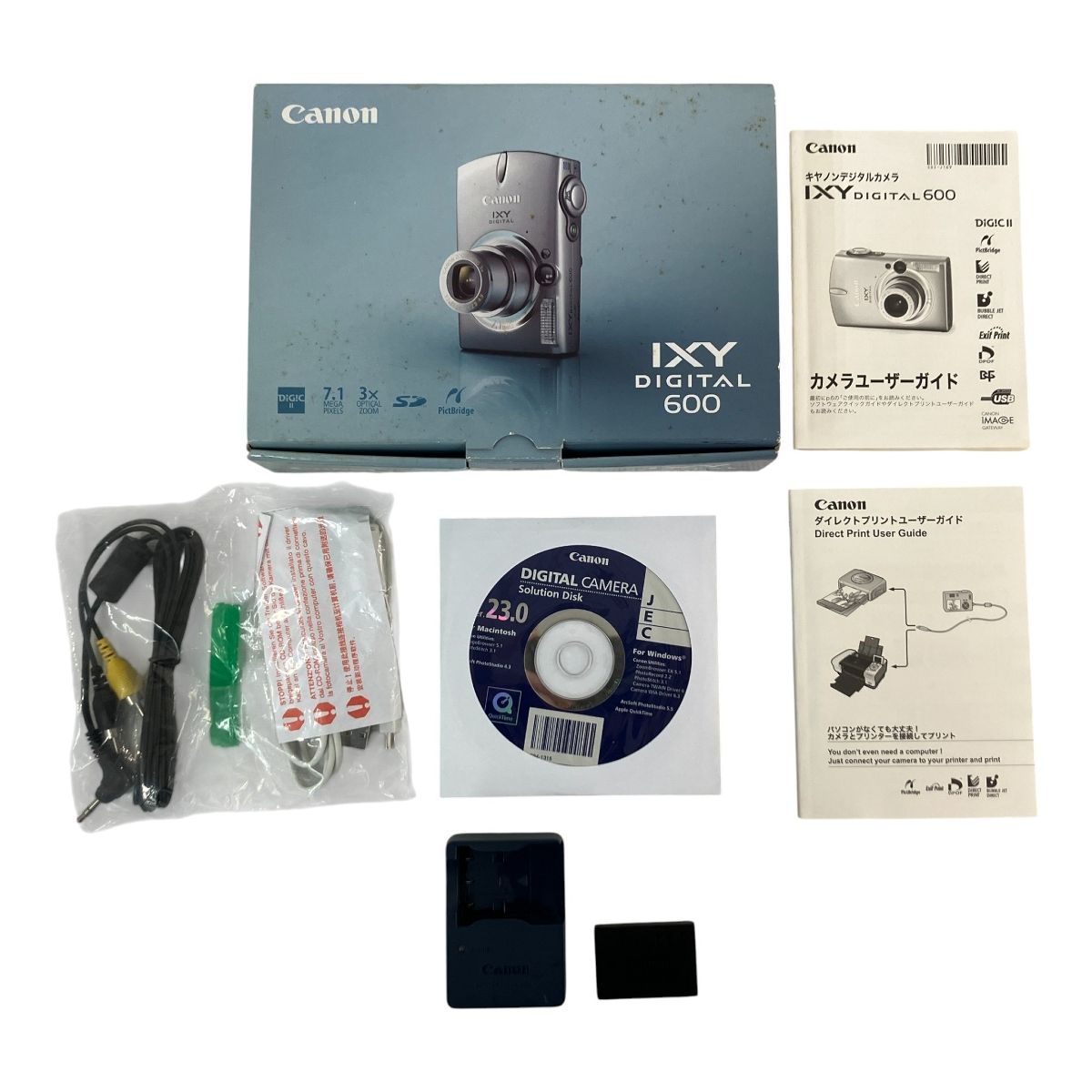 Canon PC1114 IXY DIGITAL 600 コンパクトデジタルカメラ キャノン