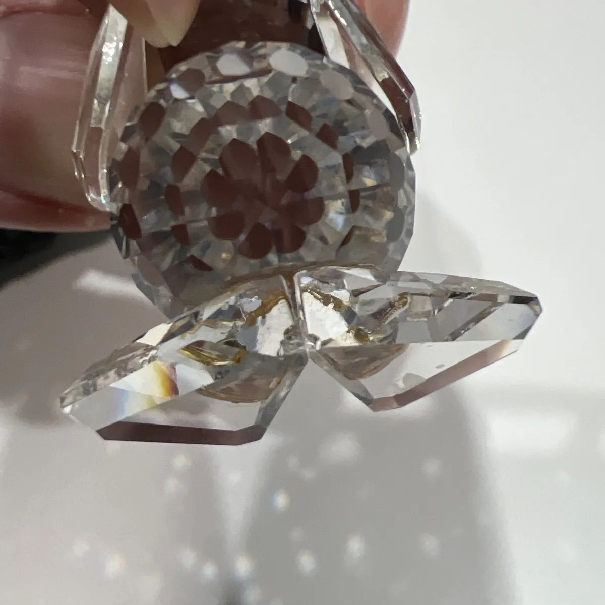 SWAROVSKI/スワロフスキー 亀・アヒル オブジェ・置物 キズ2個セット 