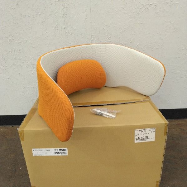 オカムラ ヘッドパネル C 6503 W FSG 8 オレンジ シルフィー用ワークヴェール ホワイトボディ用