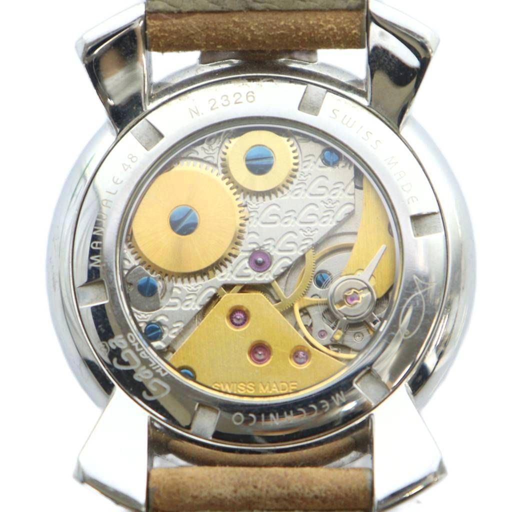 ガガミラノ GaGa MILANO 2326 マヌアーレ 48mm 腕時計 ウォッチ 手巻き