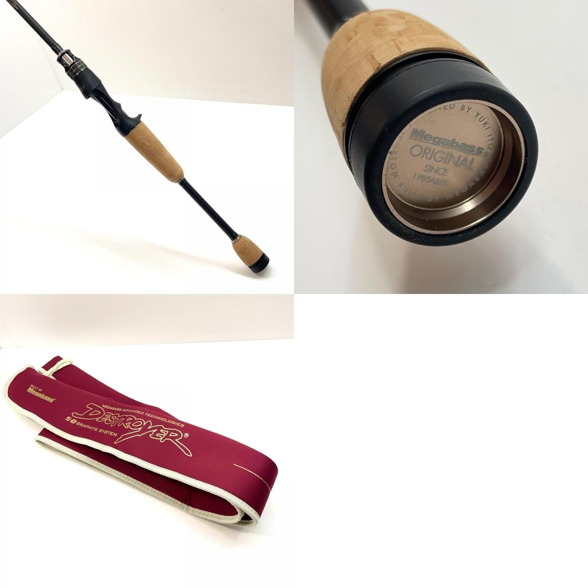  Megabass メガバス ロッド デストロイヤー POPX STICK F 1-63 X 釣竿 1ピース 84 バスロッド ロッド