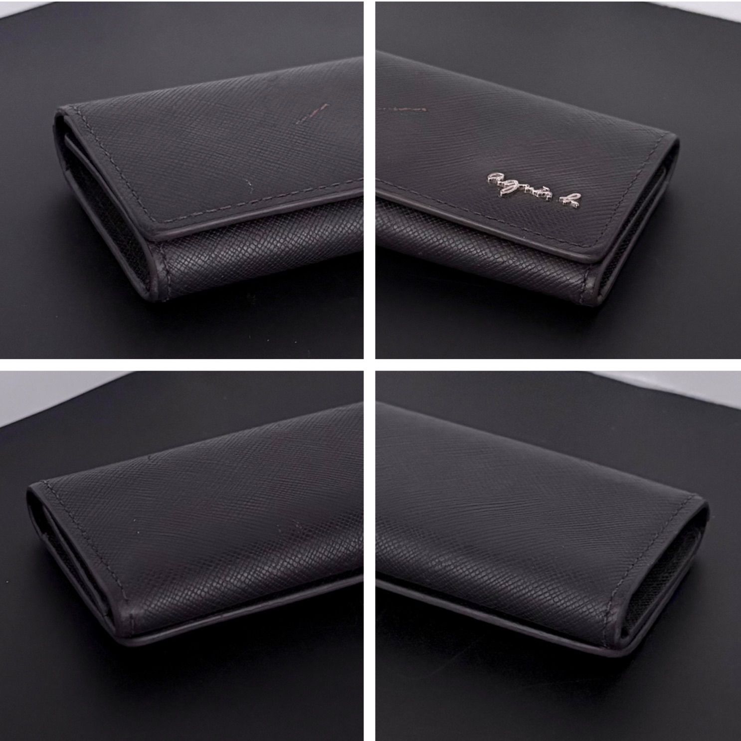 先着1点✨agnes b. アニエスベー キーケース ブラック ロゴ 黒 agnes b(アニエスベー) キーケース ブラック｜【公式】カインドオル