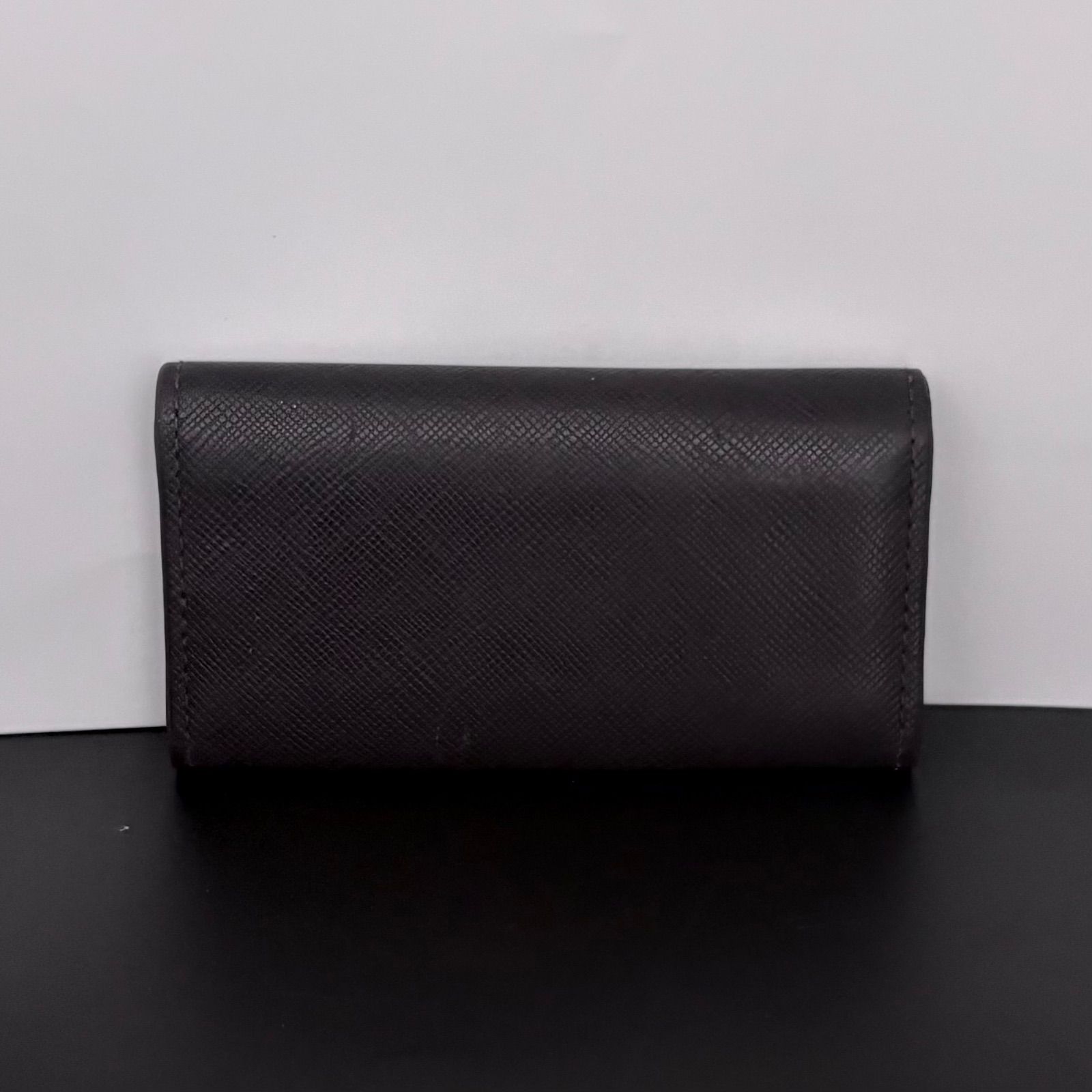 agnes b. アニエスベー キーケース サフィアーノレザー ロゴ 4連