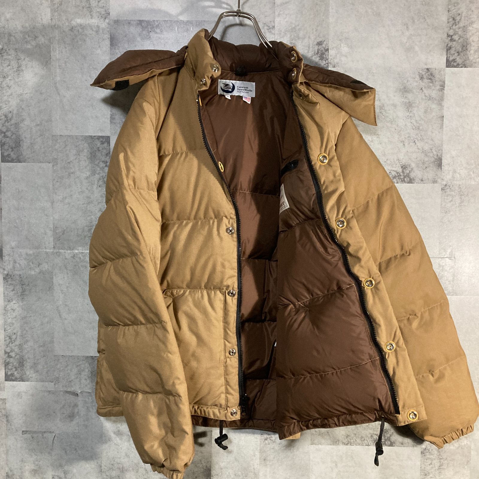 USA製 Crescent Down Works クレセント ダウン ワークス フーディー 