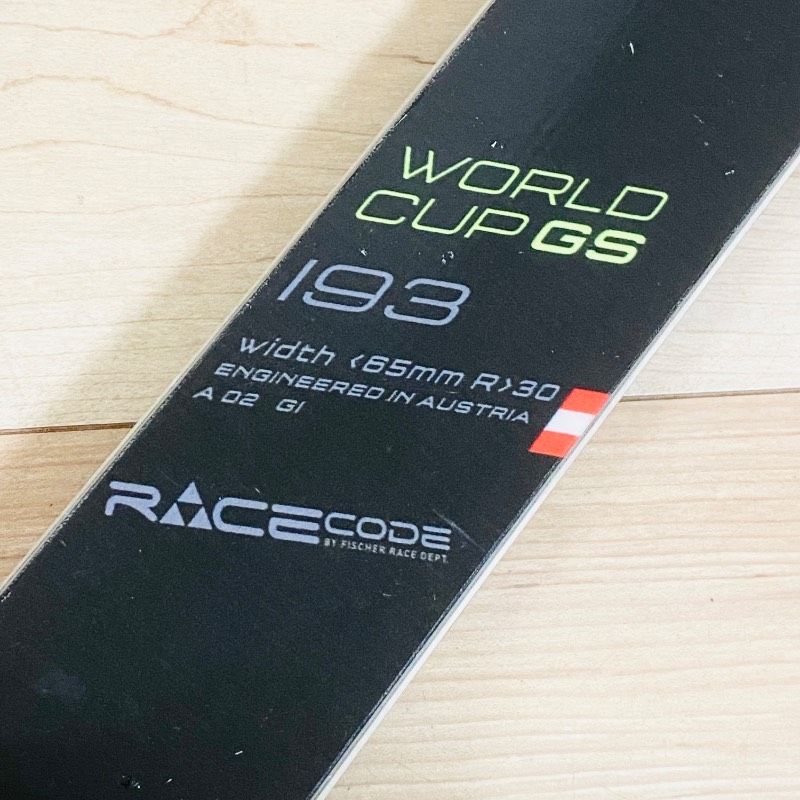 フィッシャー FISCHER ワールドカップ WORLD CUP GS RC4 193cm スキー
