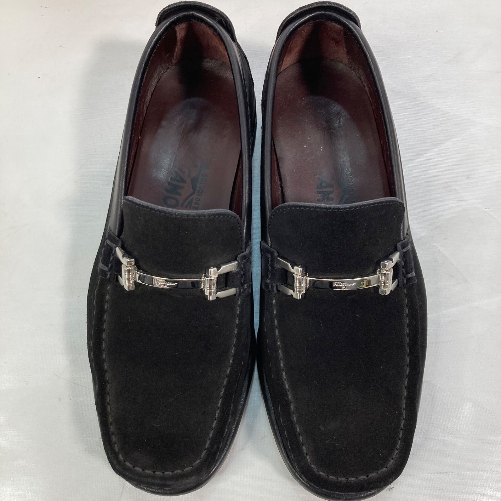 6EE】Salvatore Ferragamo フェラガモ スウェード ローファー - メルカリ 6EE】Salvatore Ferragamo フェラガモ スウェード ローファー - メルカリ