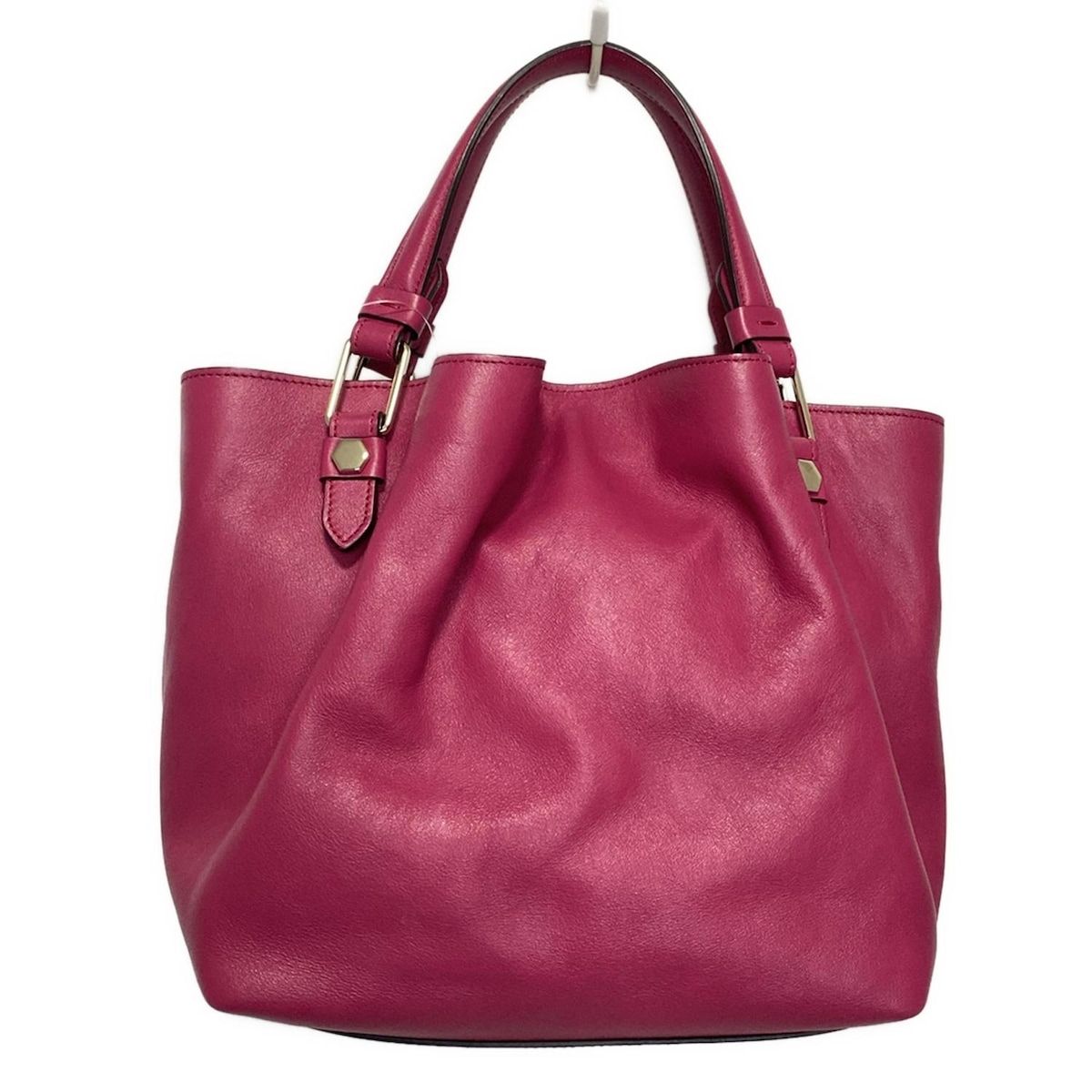 TOD'S(トッズ) ハンドバッグ フラワーバッグ ピンク レザー