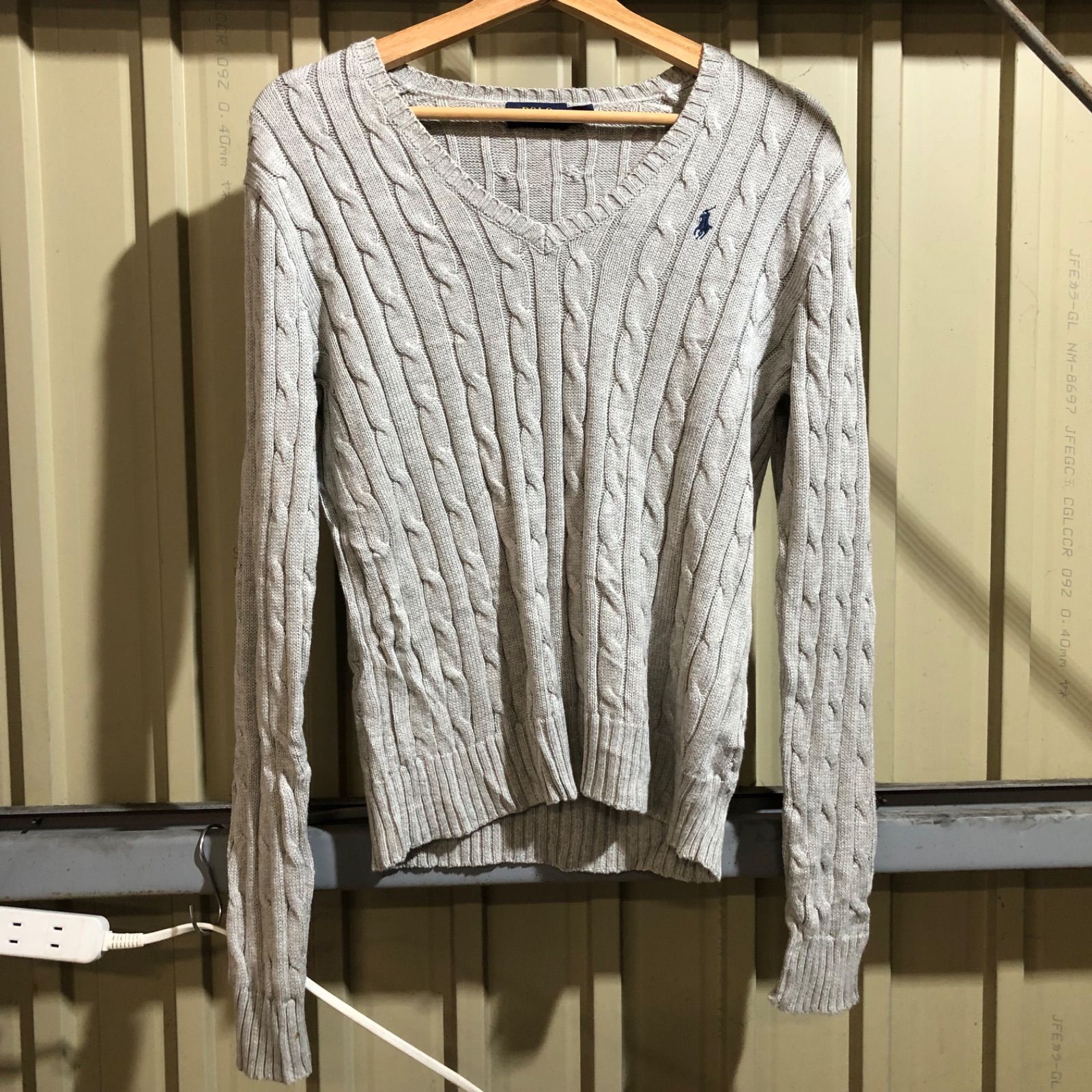 1042 POLO RALPH LAUREN セーター グレー M ポロラルフローレン ニット
