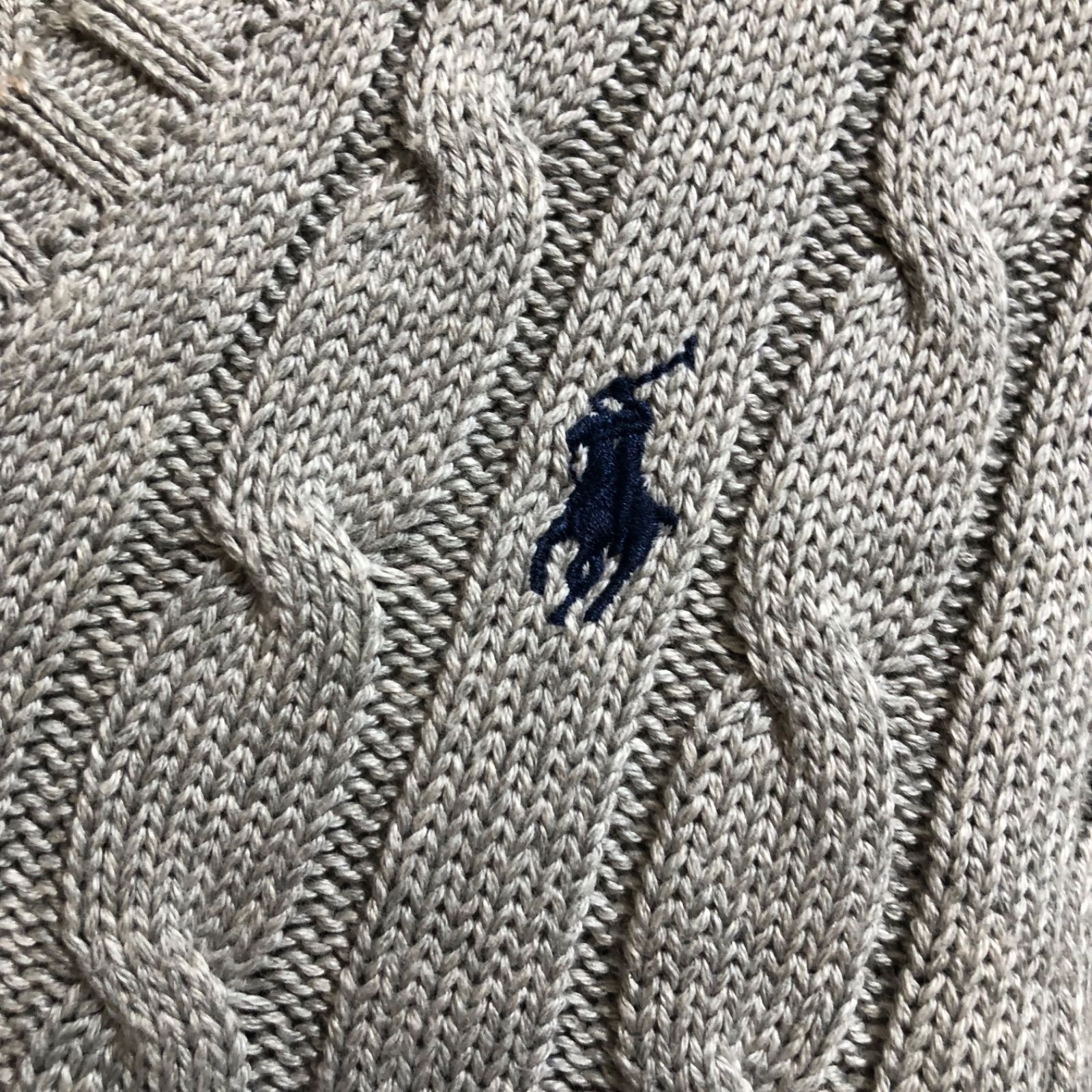 1042 POLO RALPH LAUREN セーター グレー M ポロラルフローレン ニット