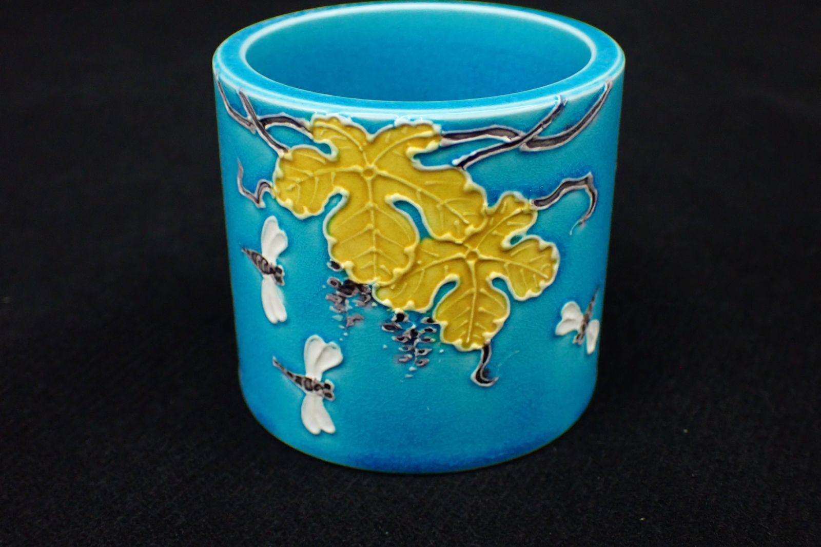 ◇茶道具04 中村翠嵐 浅黄交趾蜻蛉 蓋置 ◇共箱/美品 - メルカリ