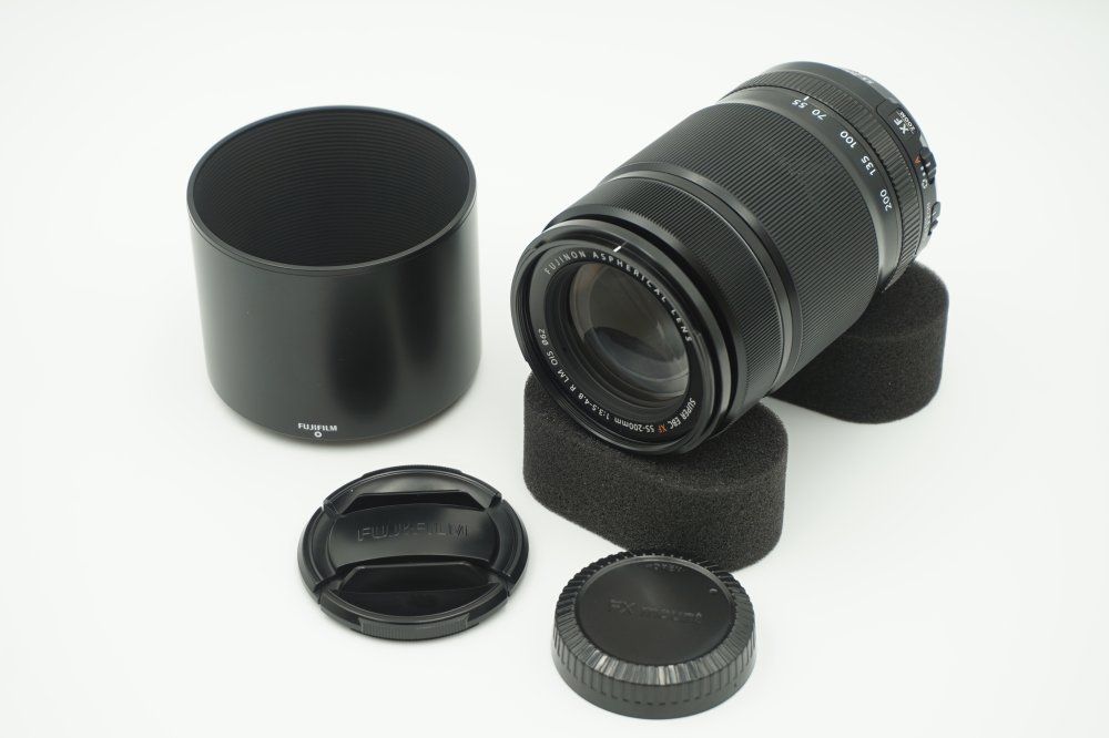 富士フイルム X 交換レンズ フジノン ズーム 望遠 55-200 mm 手ブレ補正 リニアモーター 静音 絞りリング F XF MMF 3.5-4.8 R LM OIS