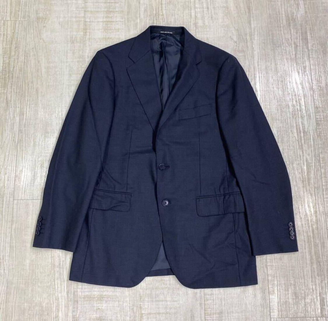 【美品】ユナイテッドアローズグリーンレーベルリラクシング　スーツセット 40　紺 UA GREEN LABEL RELAXING 2B Suit Set ユナイテッドアローズ グリーン