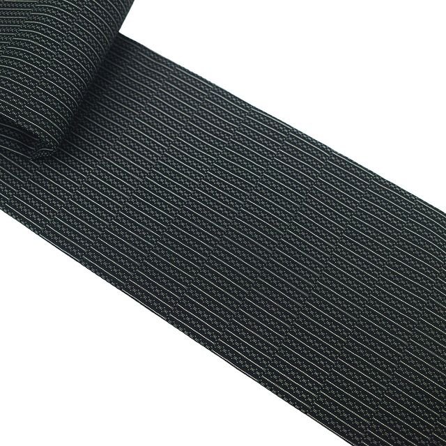 新古品】 夏物 名古屋帯 未使用 正絹 羅 全通 九寸 黒地 黒 白 変わり