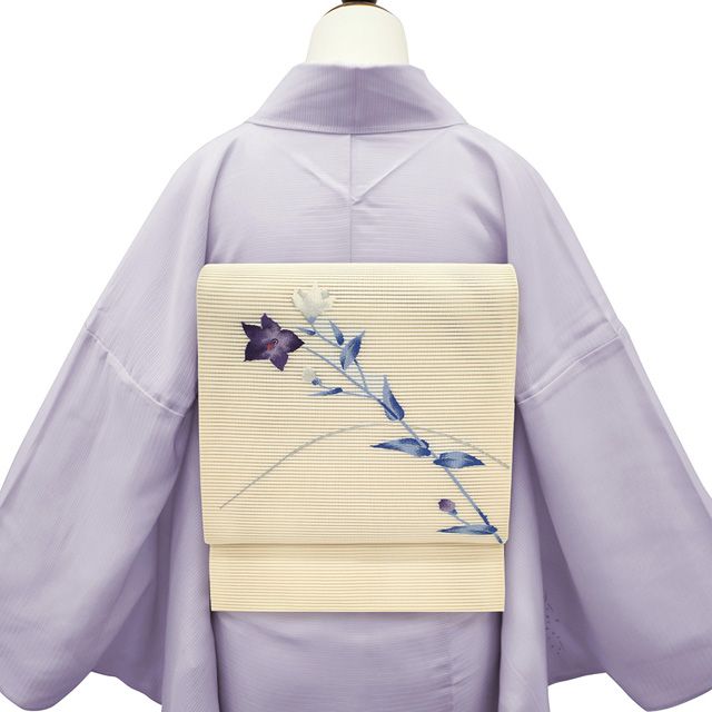 新古品】 夏物 名古屋帯 未使用 正絹 八寸 西陣 河村織物 絽綴れ 金