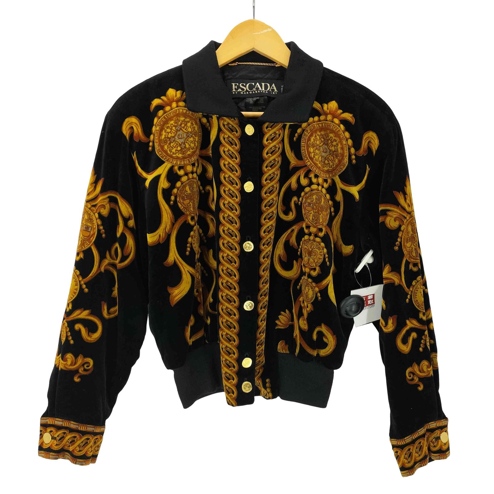 エスカーダ ESCADA 80-90S MARGARETHA LEY ドイツ製 裏地キルティング