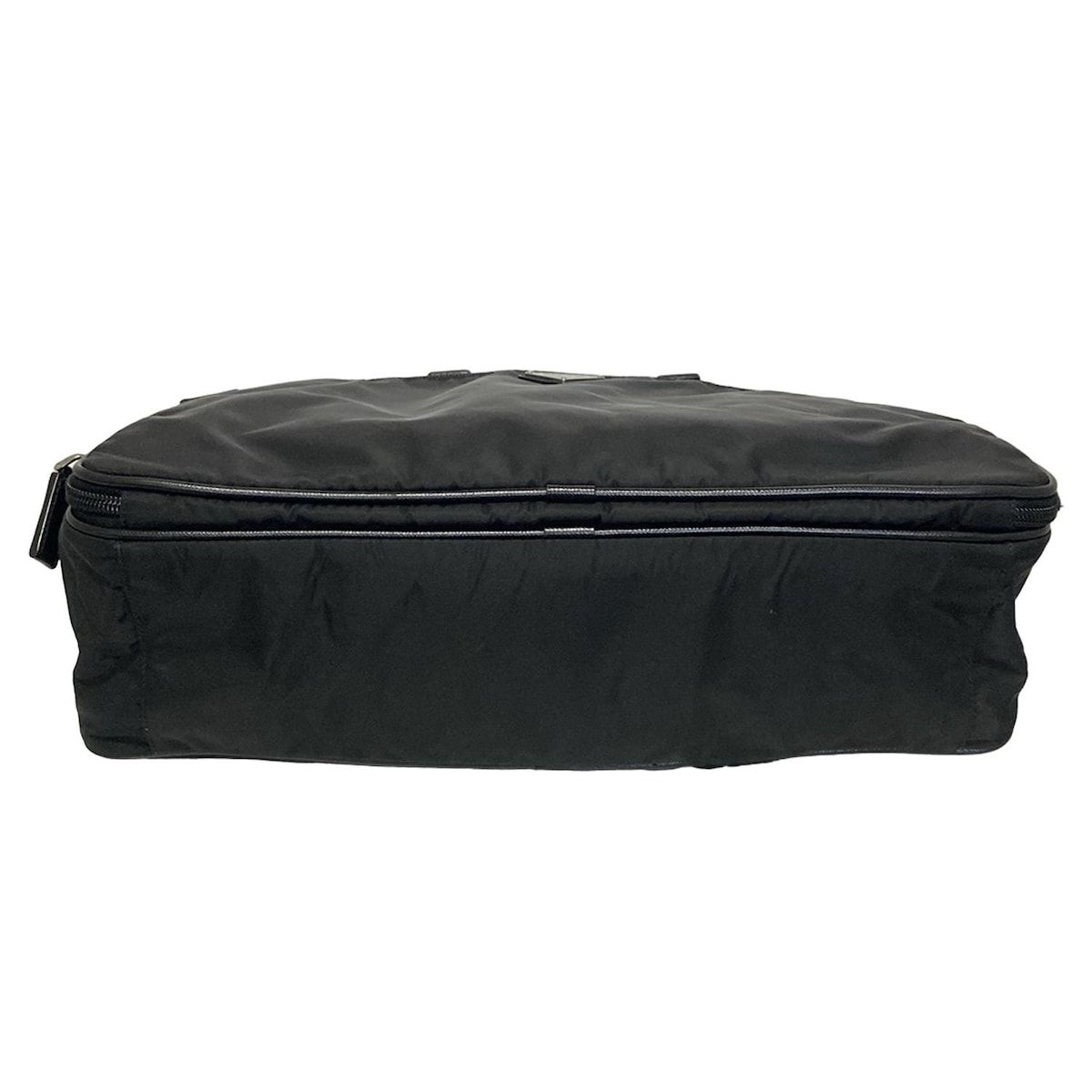 PRADA(プラダ) ビジネスバッグ - 黒 本体ロックなし レザー - メルカリ