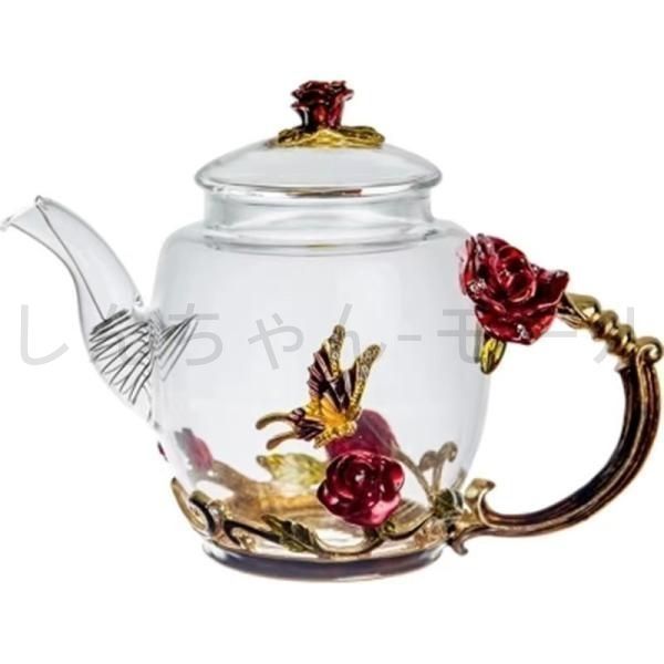 ☆煎茶道具 急須 ガラス 茶壷 横手急須 湯沸 水注 茶入 古美術 茶注 茶