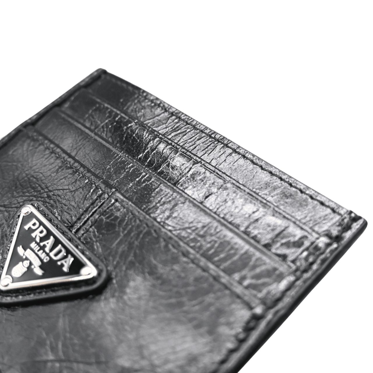 PRADA プラダ ソフトルックス レザー カードケース パスケース カード