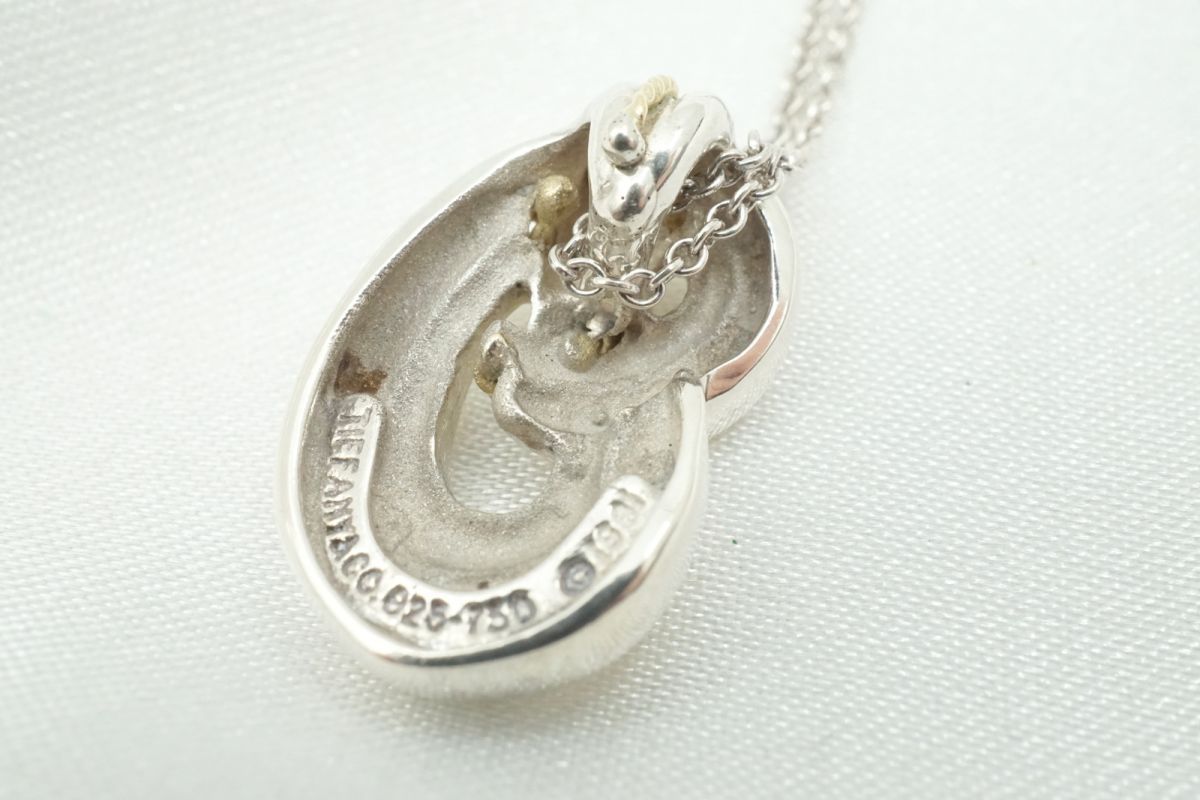 ティファニー ネックレス ペンダント ツイスト ノット コンビ Unisex