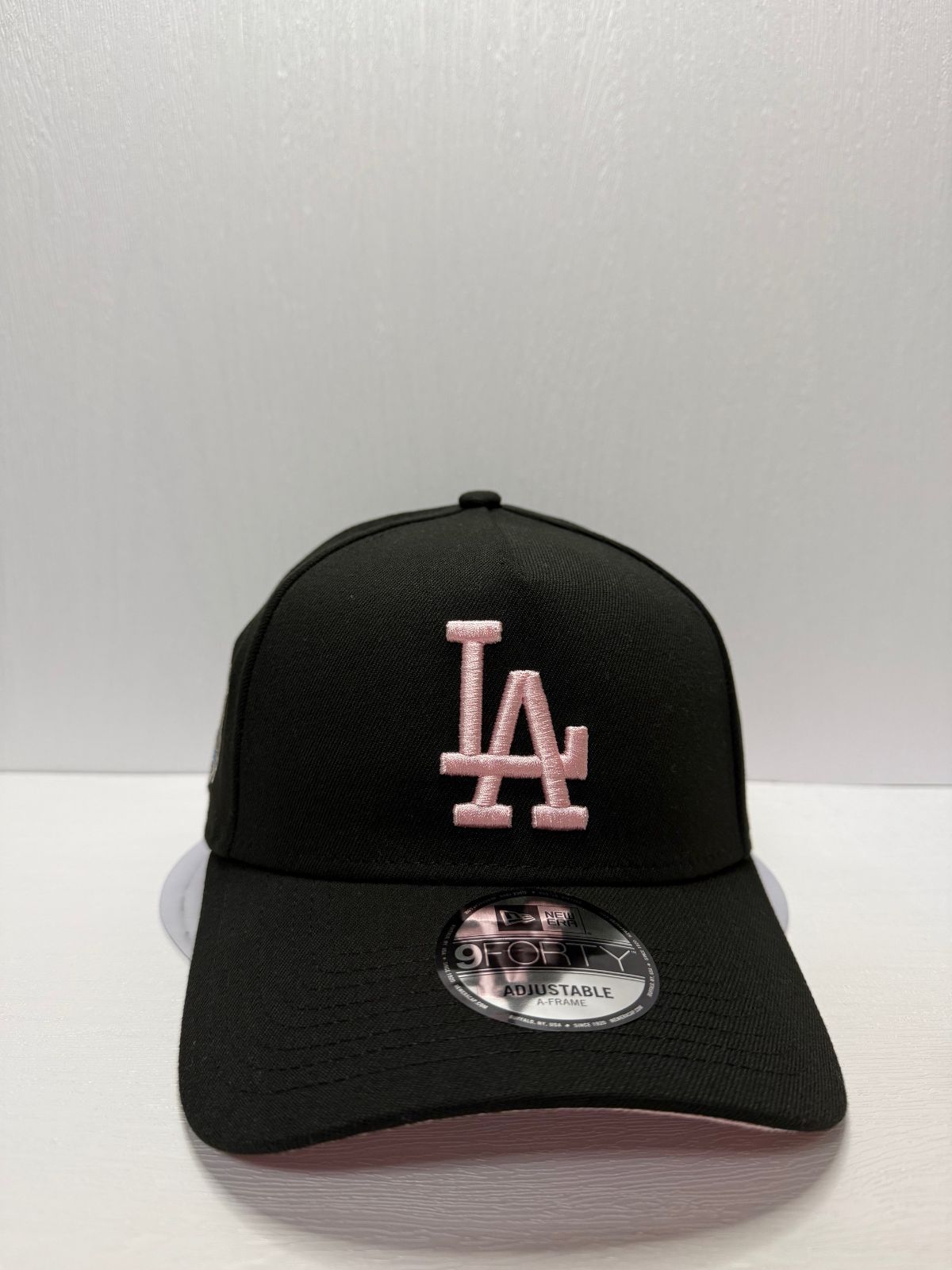 Newera ロサンゼルスドジャース 40 thアニバーサリー 9 forty A FRAME スナップバックキャップ ブラック