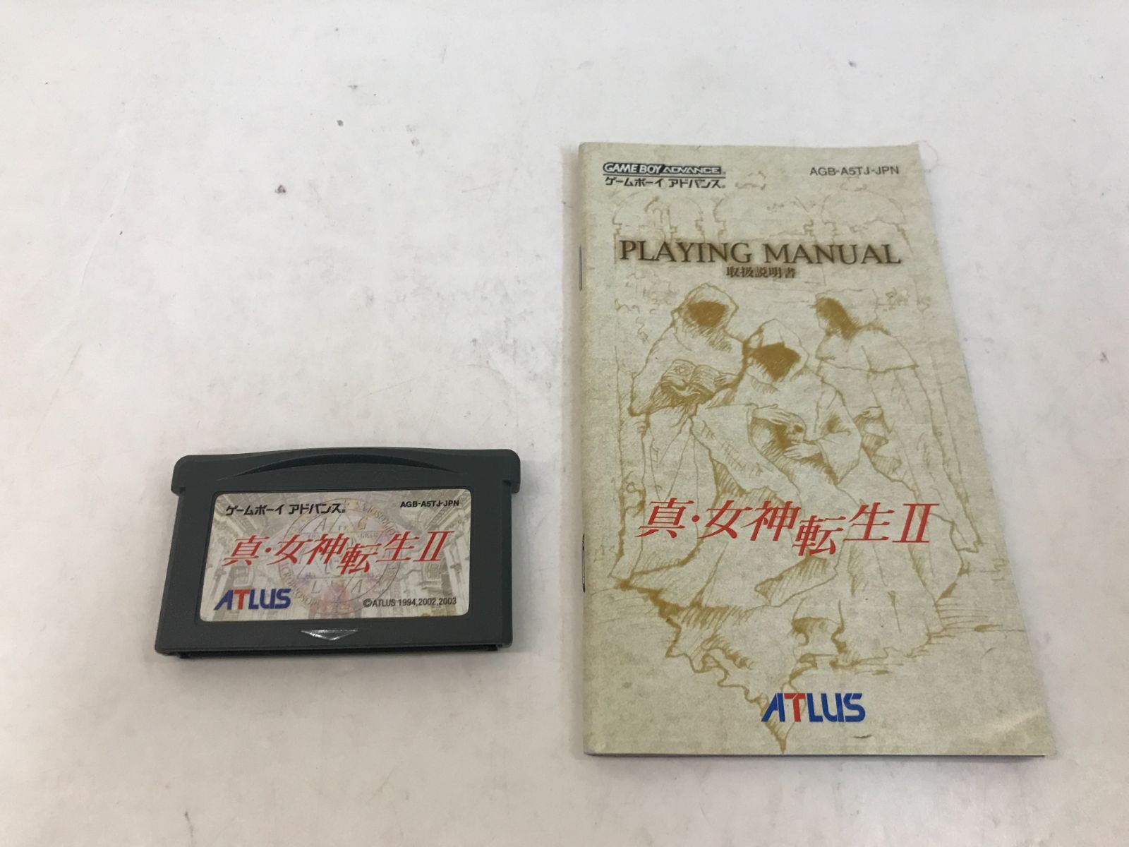 GBA 箱無し 説明書付き 真 女神転生Ⅱ ATLUS ゲームボーイアドバンス 111