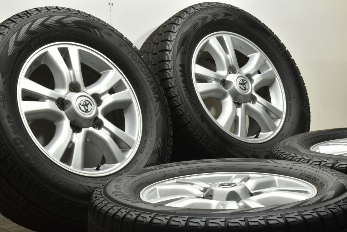 製 バリ溝 トヨタ ランドクルーザー 100 18 in 8 J 60 PCD 150 ヨコハマ アイスガード G 075 235 R シグナス 流用 可