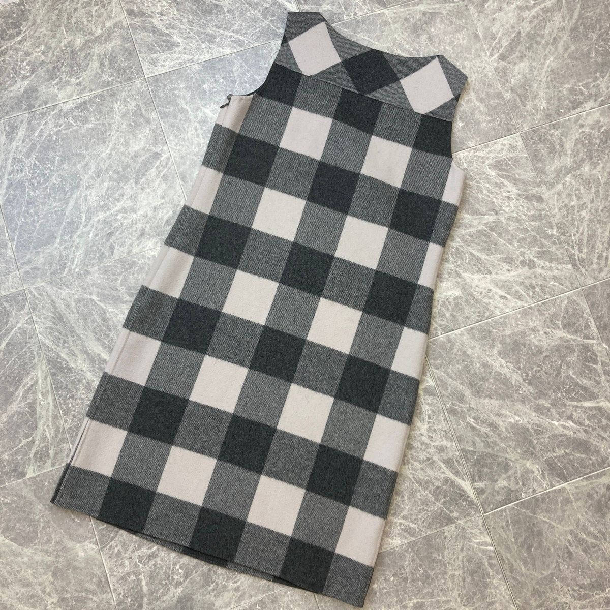 ウィークエンドマックスマーラ ノースリーブワンピース 絵画柄 40