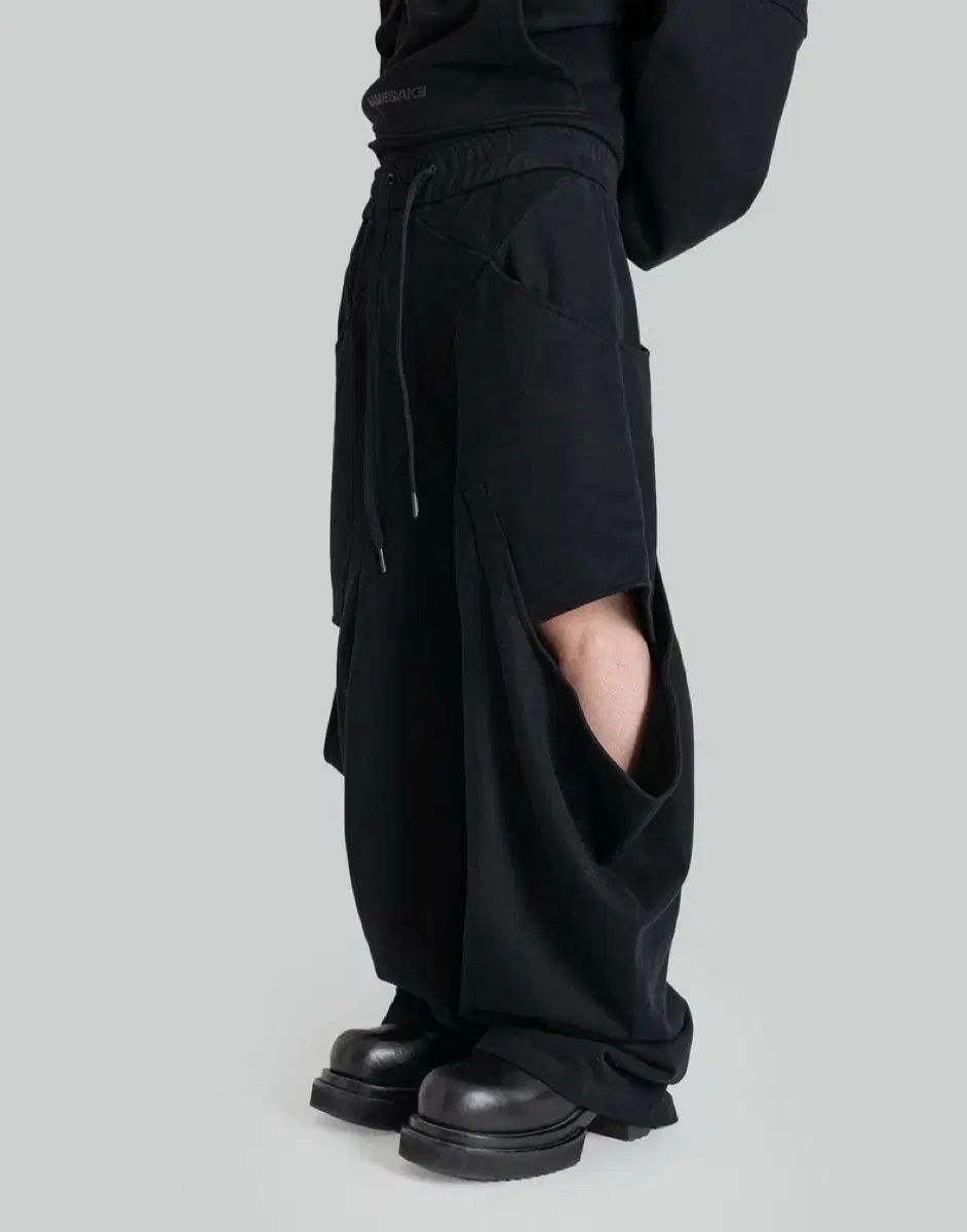 ネームセイク NAMESAKE レン ドレープ スウェットパンツ XS