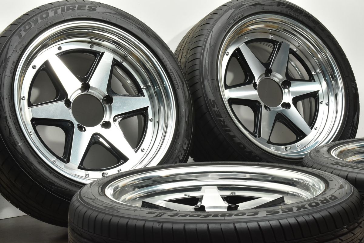 BARONE XR 6 19 in 8 5 J 20 PCD 139 7 トーヨー プロクセスコンフォートIIS 245 45 R ジムニーシエラ ノマド WORK