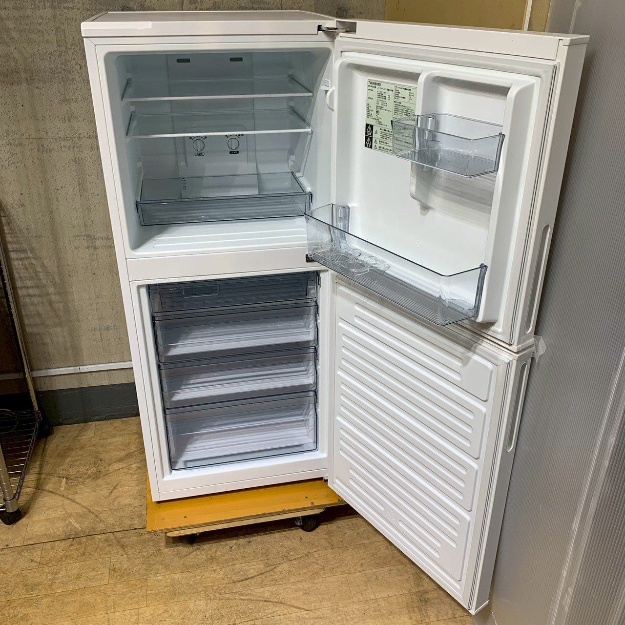 関東一円送料無料】ツインバード TWINBIRD 2ドア冷凍冷蔵庫 HR-F915