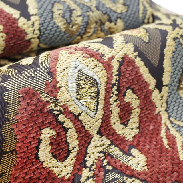 中古】 すごい値！ 袋帯 フォーマル リサイクル 正絹 京都 西陣 黒紫