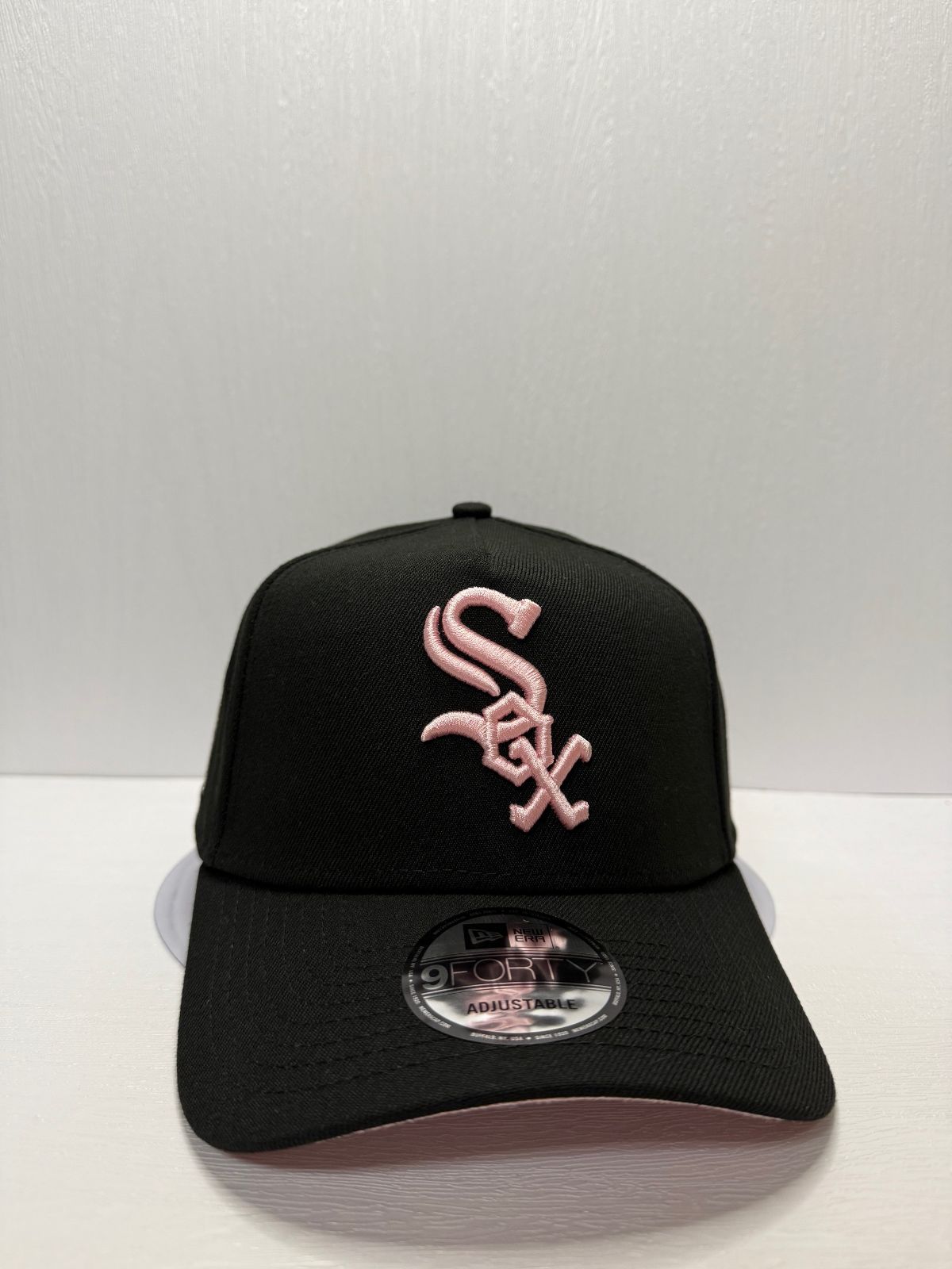Newera シカゴホワイトソックス 95 thアニバーサリー 9 forty A FRAME スナップバックキャップ ブラック