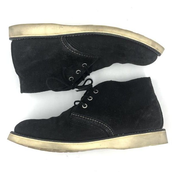 ☆RED WING '16年USA製 工場 3147 スエードチャッカブーツ ブラック