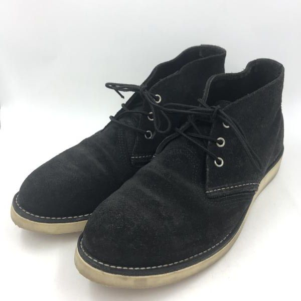 RED WING 16年 3147 スエードチャッカブーツ ブラック US 10 D 24