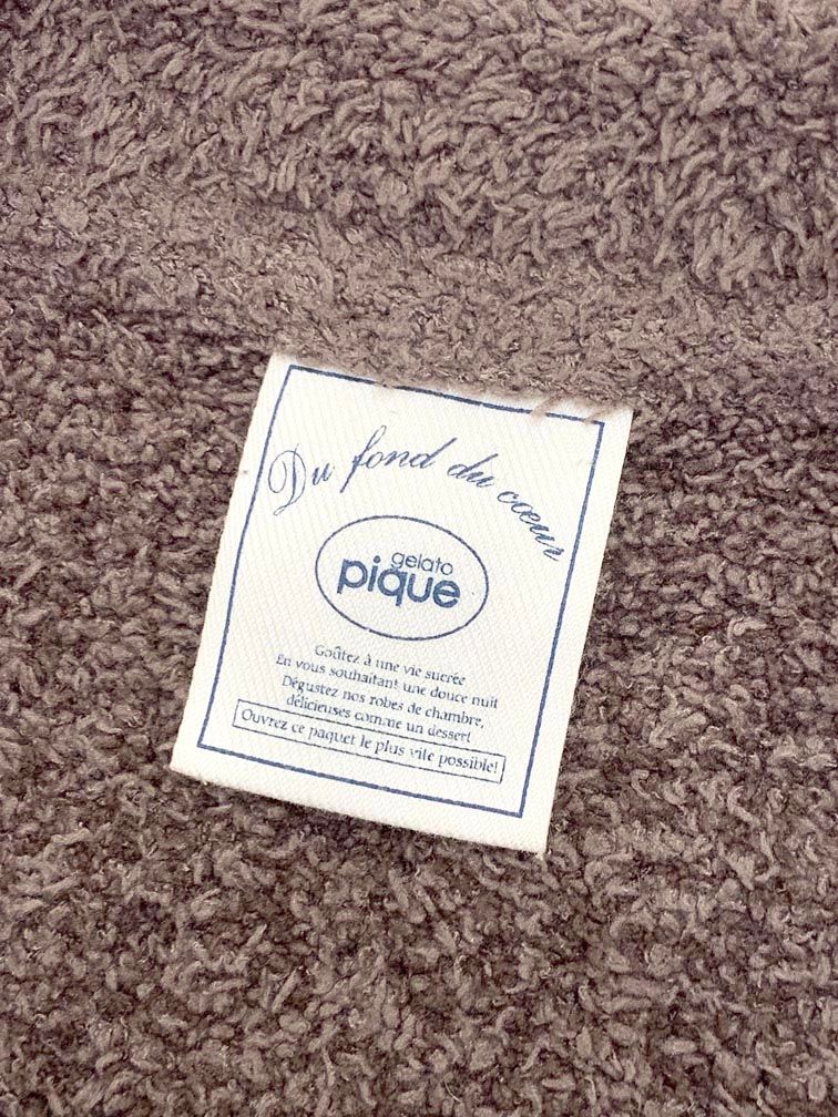 パウダーメランジベアジャガードプルオーバー