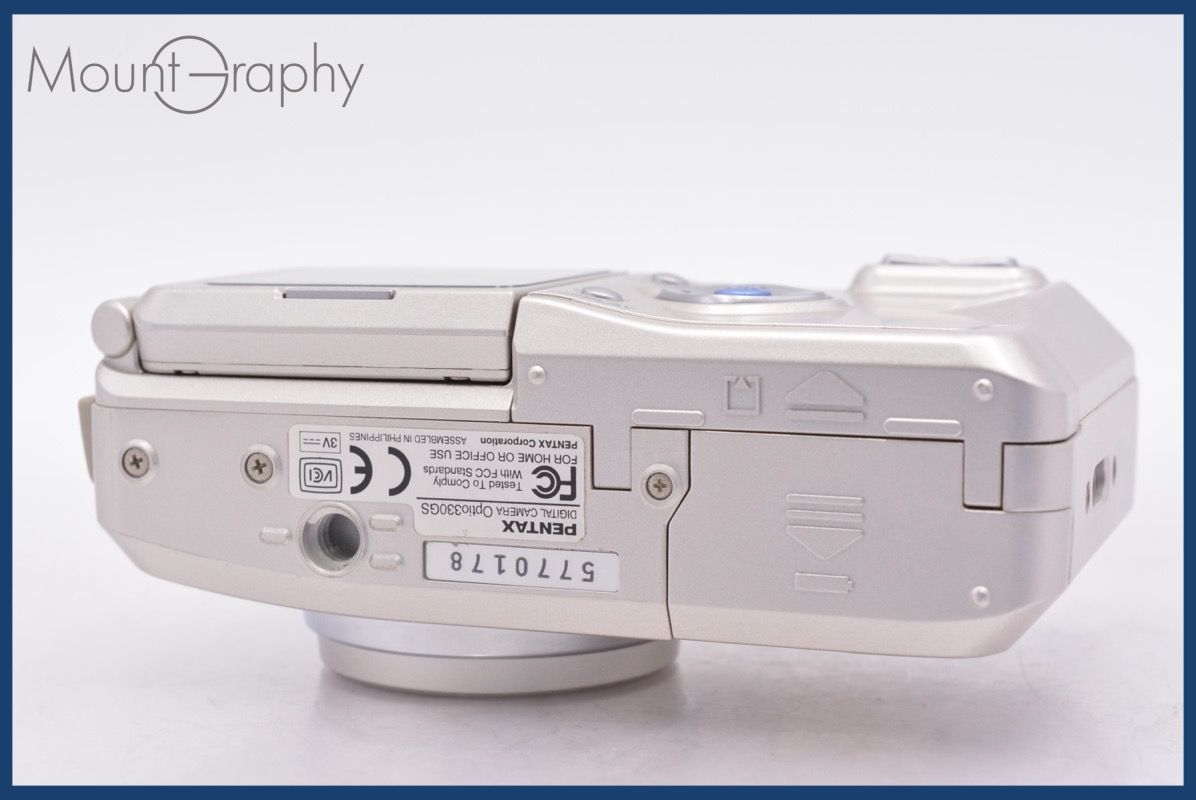 ☆ジャンク特価☆ ペンタックス PENTAX Optio 330GS 3x 単三電池仕様