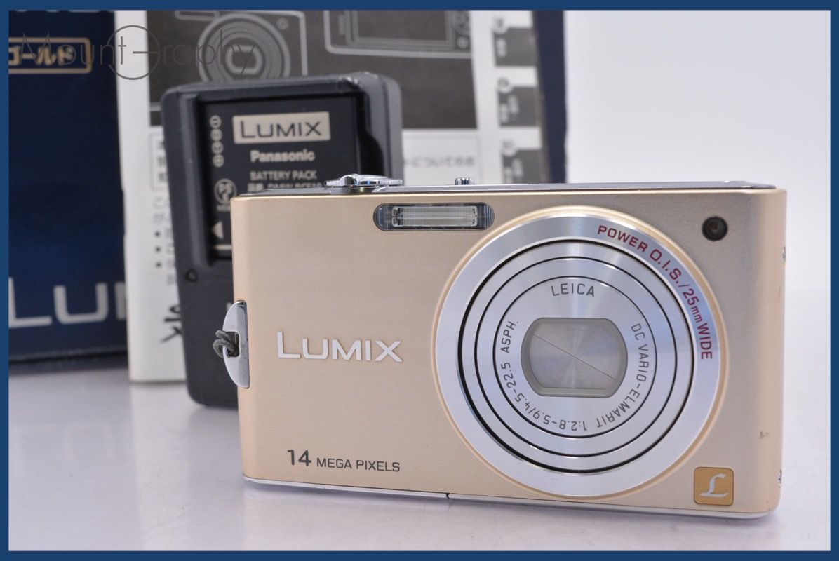 パナソニック Panasonic LUMIX DMC-FX66 元箱、バッテリー、充電器