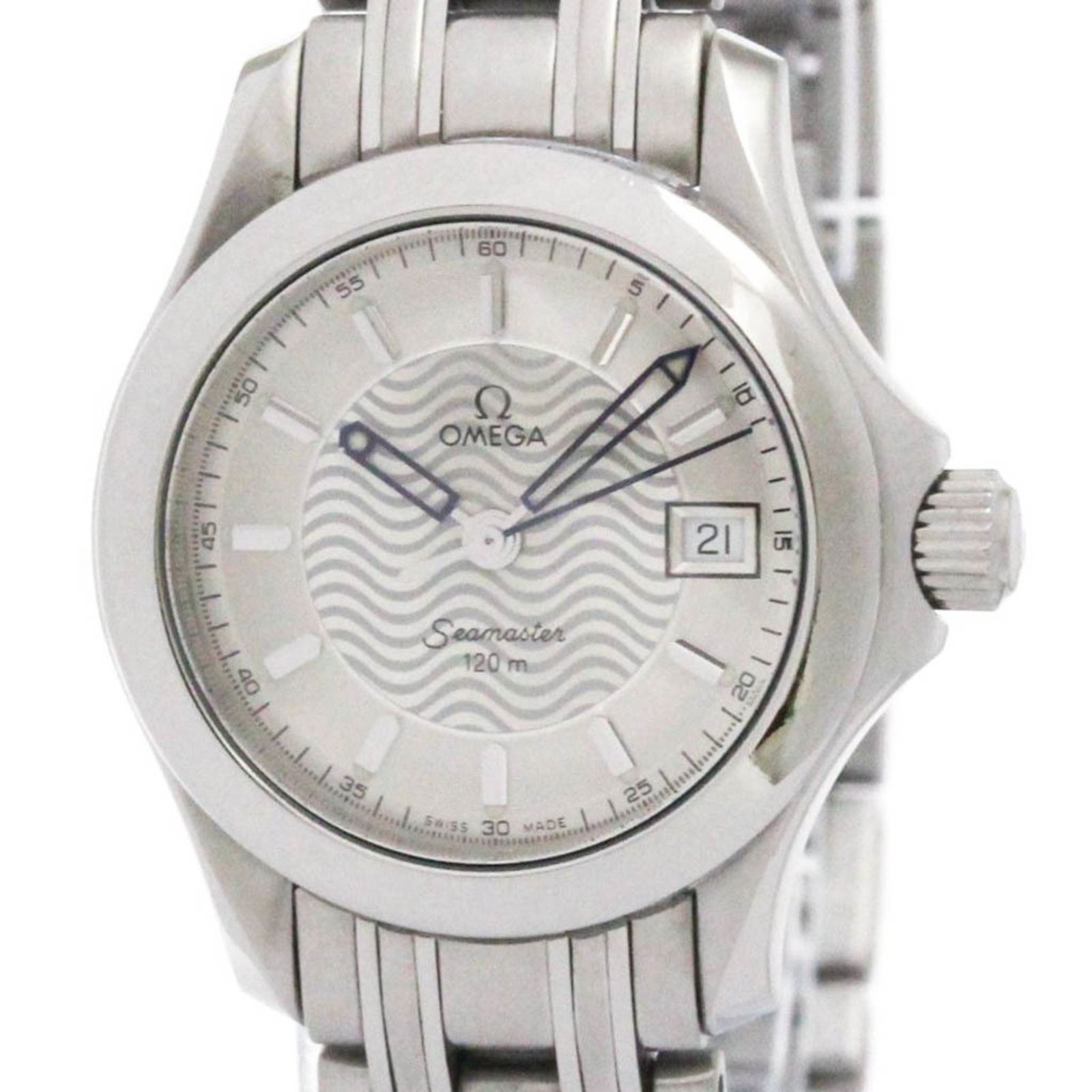 オメガ OMEGA シーマスター 120 M ステンレススチール クォーツ レディース 時計 2581.31 外装仕上げ済み